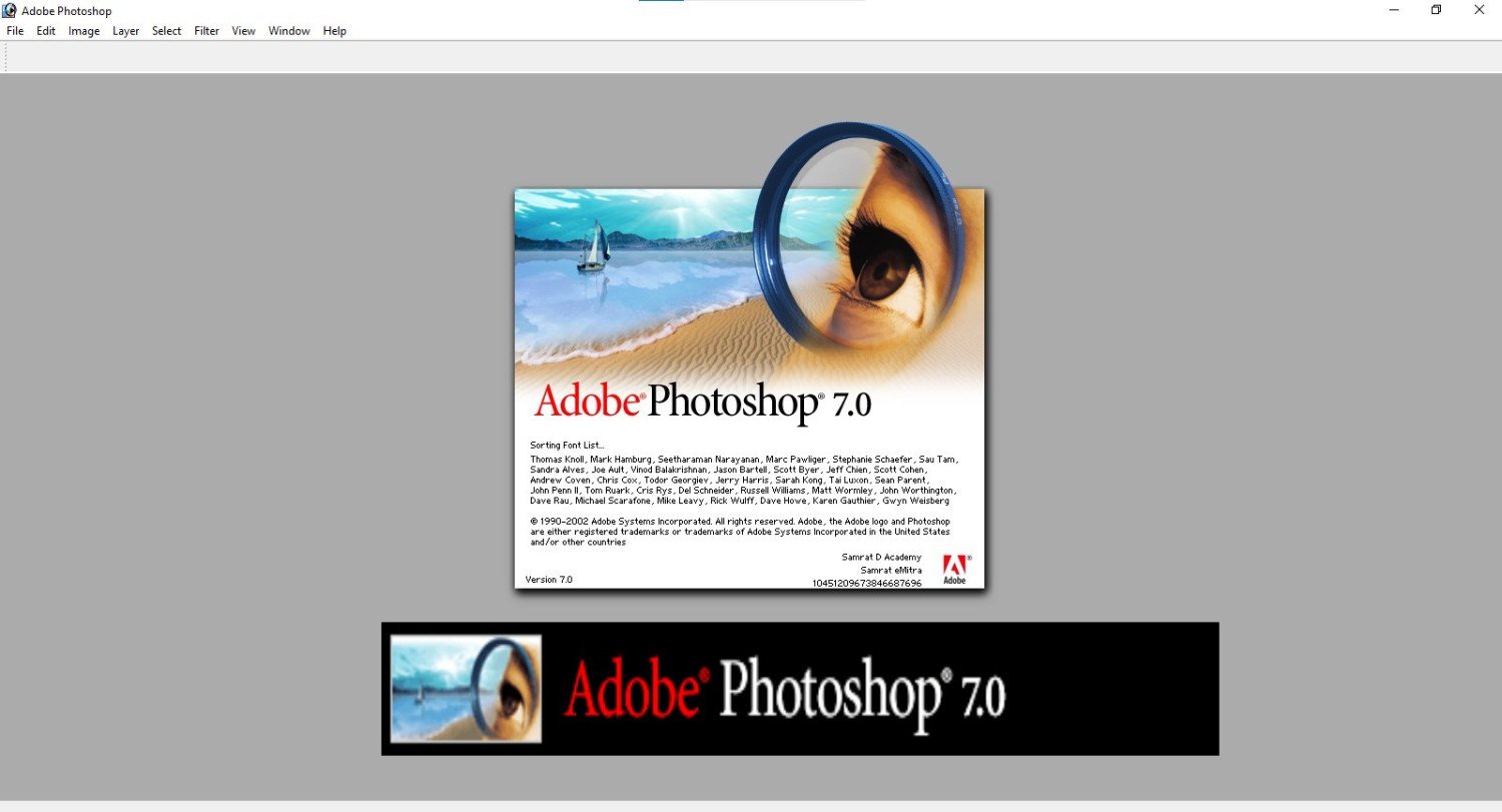 Adobe Photo Shop 7.0